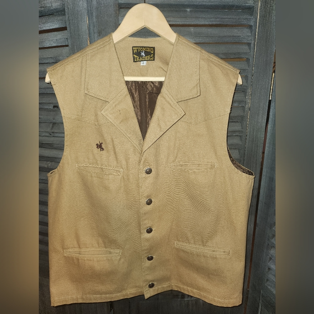 Men's Wyoming Traders Western Vest Size Large